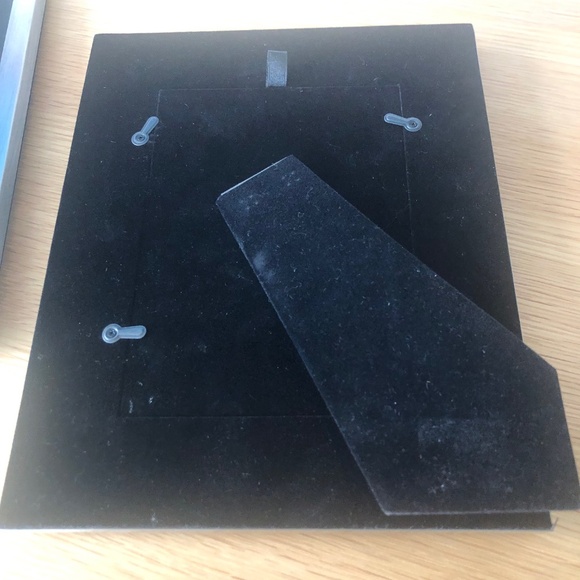 Single Black Leather Frame w/ White Top Stitching - Picture 5 of 5